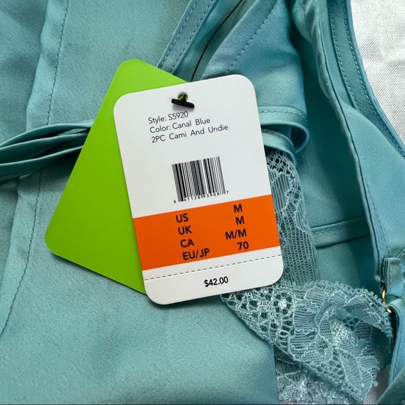 Jo Malone Candle and Sam Edelman 2pc Blue Cami and Undie - Picture 5 of 5